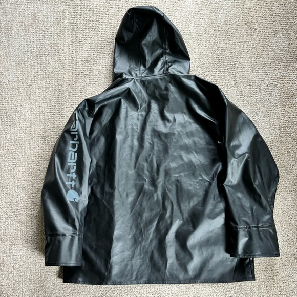 🌧️ Carhartt Men’s MIDWEIGHT WATERPROOF RAINSTORM JACKET - size M - Picture 3 of 10